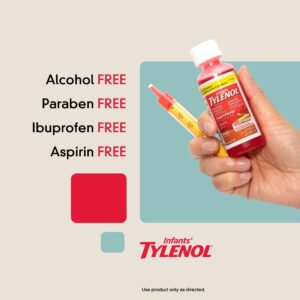 Infants' Tylenol Acetaminophen Liquid Medicine, Cherry, 2 fl. oz - Image 3