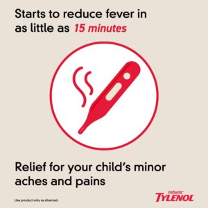 Infants' Tylenol Acetaminophen Liquid Medicine, Cherry, 2 fl. oz - Image 4