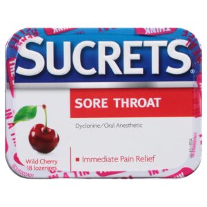 Sucrets Sore Throat Lozenges, Wild Cherry Flavor, 18 Count - Image 13
