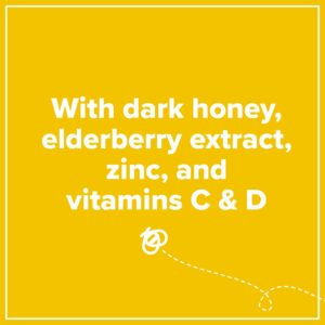 Zarbee's Honey Cough Syrup + Immune for Adults, Berry Flavor, 8 fl. oz - Image 3