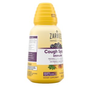 Zarbee's Honey Cough Syrup + Immune for Adults, Berry Flavor, 8 fl. oz - Image 10
