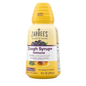 Zarbee's Honey Cough Syrup + Immune for Adults, Berry Flavor, 8 fl. oz - Image 15
