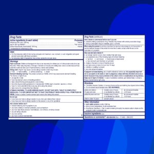 Alka-Seltzer Heartburn Relief and Pain Relief, Aspirin + Antacid Effervescent Tablets, 24 Count - Image 6