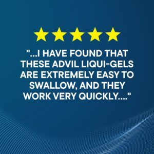 Advil Liqui-Gels Minis Pain Relievers for Headache Relief, Fever Reducer Liquid Filled Capsules, 200 mg Ibuprofen, 80 Count - Image 14