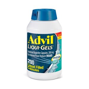 Advil Liqui-Gels Minis Pain Relievers for Headache Relief, Fever Reducer Liquid Filled Capsules, 200 mg Ibuprofen, 80 Count - Image 17