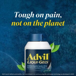 Advil Liqui-Gels Pain Relivers and Fever Reducer Liquid Filled Capsules, 200Mg Ibuprofen, 160 Count - Image 14