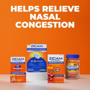 Zicam Cold Remedy Zinc RapidMelts, Citrus Flavor, Homeopathic Cold Shortening Medicine, 25 Count - Image 4