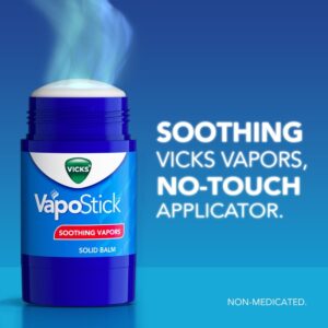 Vicks Vapo Stick, No Mess Non-Medicated Solid Balm Vapor Rub with Menthol Scent, 2 Count - Image 3