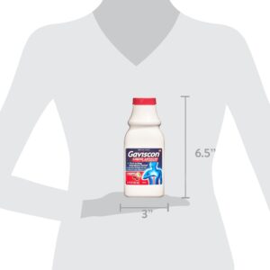 Gaviscon Extra Strength Liquid Antacid for Heartburn Relief, Cherry, 12 oz - Image 3