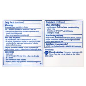 Gaviscon Extra Strength Liquid Antacid for Heartburn Relief, Cherry, 12 oz - Image 9