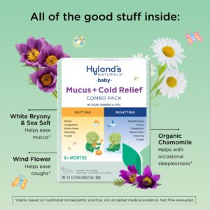 Hyland's Baby Day and Night Combo Pack for Mucus and Cold Relief, Ages 6 Months and Older, 8 fl oz - Image 3