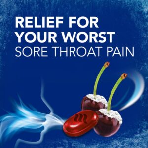 Vicks Vapo Cool Severe Menthol Drops, Cold Medicine for Sore Throat Remedy, Cherry, 45 Count - Image 5