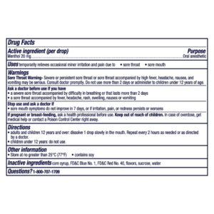 Vicks Vapo Cool Severe Menthol Drops, Cold Medicine for Sore Throat Remedy, Cherry, 45 Count - Image 9