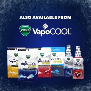 Vicks Vapo Cool Severe Menthol Drops, Cold Medicine for Sore Throat Remedy, Cherry, 45 Count - Image 11