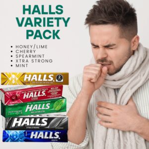 Halls Variety Cough Suppressant Drops 5 pack, 45 Count - Image 7