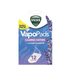 Vicks VapoPads Calming Menthol and Lavender Scent, Cold and Flu Relief, 12 Count, VSP30FP - Image 11