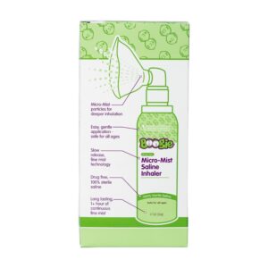 Boogie Sterile and Drug-Free Micro-Mist Saline Inhaler for Congestion Relief, Safe for All Ages, 1.7 oz - Image 7