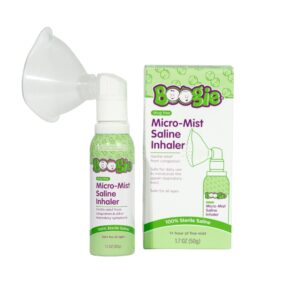 Boogie Sterile and Drug-Free Micro-Mist Saline Inhaler for Congestion Relief, Safe for All Ages, 1.7 oz - Image 10
