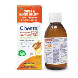 Boiron Chestal Kids Honey Cough Syrup, Homeopathic Medicine for Cough & Chest Congestion, 6.7oz - Image 3
