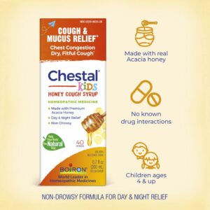 Boiron Chestal Kids Honey Cough Syrup, Homeopathic Medicine for Cough & Chest Congestion, 6.7oz - Image 6