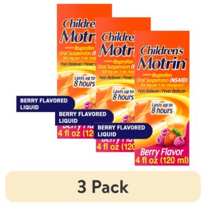 Children's Motrin Ibuprofen Kids Medicine, Berry Flavored, 4 fl. oz - Image 11