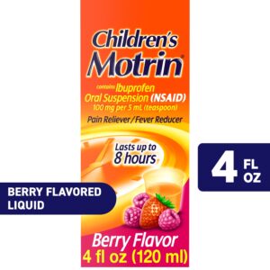 Children's Motrin Ibuprofen Kids Medicine, Berry Flavored, 4 fl. oz - Image 12