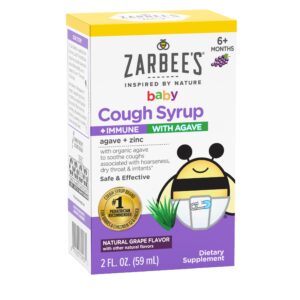 Zarbee's Baby Agave Cough Syrup + Immune Support, Grape, 2 fl. oz - Image 6