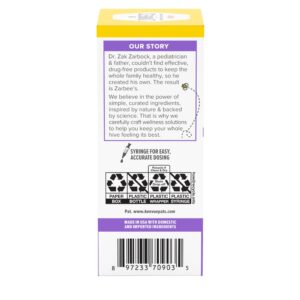 Zarbee's Baby Agave Cough Syrup + Immune Support, Grape, 2 fl. oz - Image 8