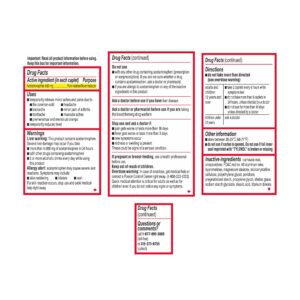 Tylenol Extra Strength 500mg Acetaminophen Caplets, 50 Ct - Image 9