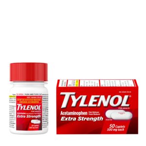 Tylenol Extra Strength 500mg Acetaminophen Caplets, 50 Ct - Image 10