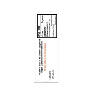 Mucinex Children's Cough Medicine & Expectorant for Kids, OTC Relief, Orange Crème Flavor Mini-Melts, 12 ct - Image 9