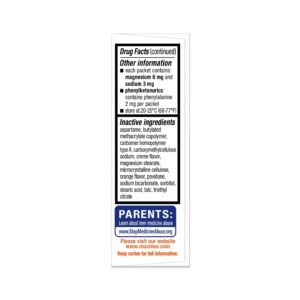 Mucinex Children's Cough Medicine & Expectorant for Kids, OTC Relief, Orange Crème Flavor Mini-Melts, 12 ct - Image 11