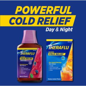 Theraflu Daytime Severe Cough Cold and Flu Relief Medicine Powder, Honey Lemon, 6 Count - Image 7