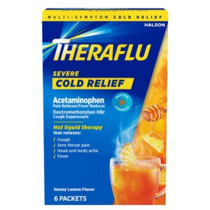Theraflu Daytime Severe Cough Cold and Flu Relief Medicine Powder, Honey Lemon, 6 Count - Image 17