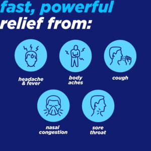 Alka-Seltzer Plus Powerfast Fizz Severe Cold Medicine, Original Effervescent Tablets, 24 Count - Image 3