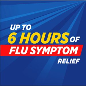 Theraflu Max Strength Nighttime Cough Cold and Flu Relief Medicine Powder, Honey Lemon, 6 Count - Image 4