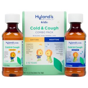Hyland's Kids Cold & Cough, Ages 2-12, Day & Night Combo Pack, 8 fl oz - Image 3