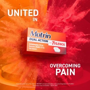 Motrin Dual Action with Tylenol, Ibuprofen & Acetaminophen, 20 Ct - Image 5