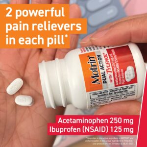 Motrin Dual Action with Tylenol, Ibuprofen & Acetaminophen, 20 Ct - Image 6