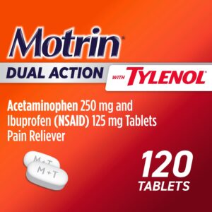 Motrin Dual Action with Tylenol, Ibuprofen & Acetaminophen, 20 Ct - Image 9