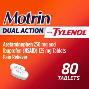 Motrin Dual Action with Tylenol, Ibuprofen & Acetaminophen, 20 Ct - Image 17