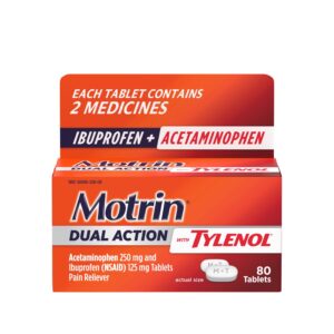 Motrin Dual Action with Tylenol, Ibuprofen & Acetaminophen, 20 Ct - Image 18