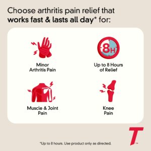 Tylenol 8 Hour Arthritis & Joint Pain Acetaminophen Caplets, 225 Count - Image 3