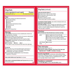 Tylenol 8 Hour Arthritis & Joint Pain Acetaminophen Caplets, 225 Count - Image 7