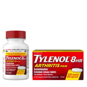 Tylenol 8 Hour Arthritis & Joint Pain Acetaminophen Caplets, 225 Count - Image 8