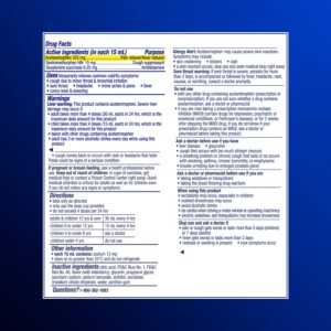 Vicks NyQuil Cold and Flu Liquid, Nighttime Cold and Flu Medicine for Adults, Elderberry, 12 Fl oz - Image 7