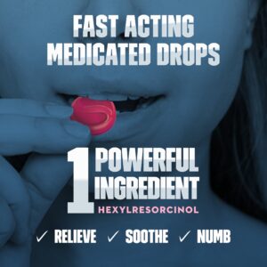 Mucinex Instasoothe Sore Throat Lozenges, FSA/HSA, Elderberry & Cherry Flavor, 40 Medicated Throat Drops - Image 5