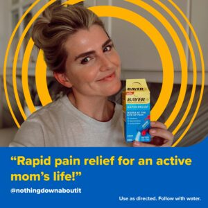 Bayer Rapid Relief Powder Packs with Aspirin & Caffeine, Raspberry Flavor, 20 Count - Image 9
