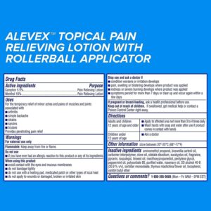 AleveX Pain Relieving Lotion with Rollerball Applicator Topical Pain Reliever, 2.5oz - Image 10