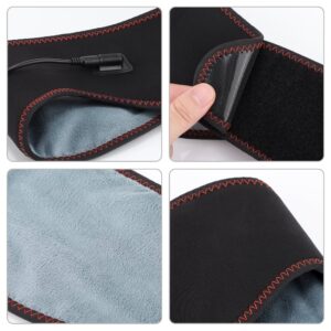 Face Heating Pad, Heated Face Mask with 3 Heat and 4 Time Settings, USB Electric Wearable Heating Pad Wrap for Face Jaw Chin Wisdom Teeth, Face Relaxing - Image 11